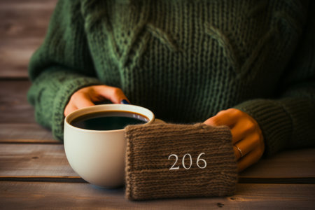 A Fresh Start: Ringing in 2024 with a Frothy Cappuccinoの素材
