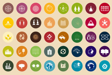 Colorful Symbols: Unlocking the Global Goals for Sustainable Developmentの素材