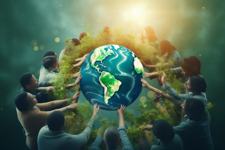 Unifying Strength: World Environment Day Energizes Global Community Toward Sustainable Development Through Teamwork and Business Cooperationの素材