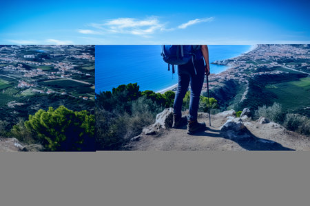 Mesmerizing Mediterranean Vistas: Segaria NE_96's Breathtaking Mountain Overlookの素材