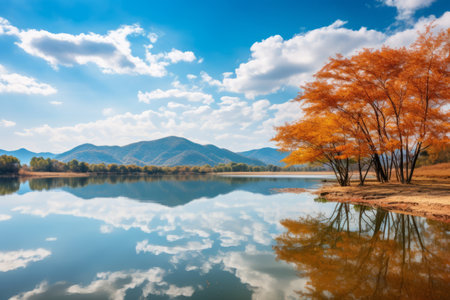 Unveiling the Tranquil Splendor of Huai Khlok Lake in Wang Nam Kiew Districtの素材