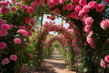 Exploring the Enchanting Rose Garden of Thailand's Breathtaking Natural Landscapesの素材