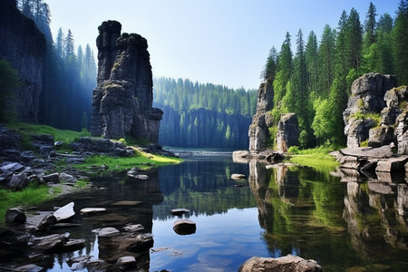 The Majestic Beauty of Ukraine's National Natural Park, Podilsky Tovtryの素材