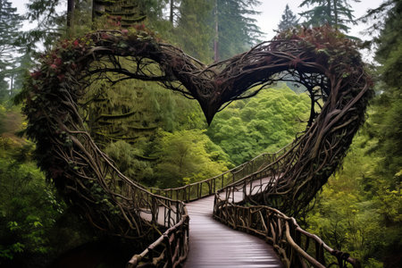 Harmonizing with Nature: Heart Bridge Illuminatedの素材