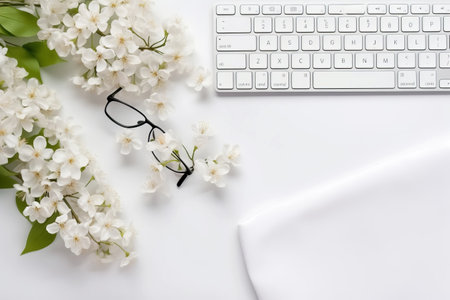 Simplicity and Elegance: A Minimalist Workspaceの素材