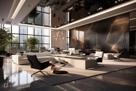 Architectural Elegance in Modern Luxury Office Interiorsの素材