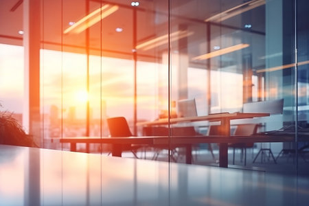 Blurred Outlook: A Captivating Presentation Background -- AR 3:2の素材