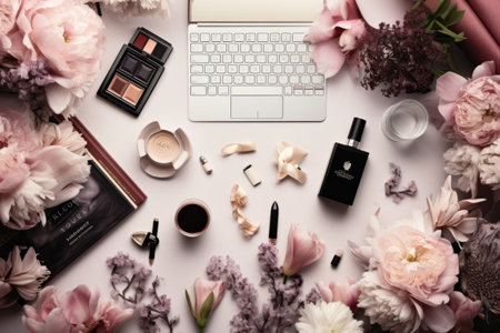 The Art of Blogging: Unveiling the Trendy Flat Lay Concept at the Bloggers Deskの素材
