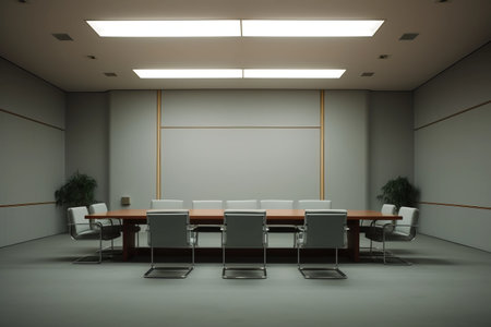 Revitalizing the Space: Transforming an Empty Meeting Room into a Dynamic Environmentの素材