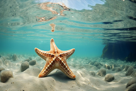 Exploring the Mesmerizing Underwater World of the Asterias rubens: A Fascinating Study on the Starfish, Sea Star, or Sugar Starfishの素材