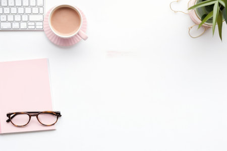 Efficient and Minimalistic Home Office: Empowering Women in a Modern Workspaceの素材