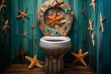 Seaside Serenity: Discover a Rustic Bathroom Oasis in Barcelona, Spainの素材