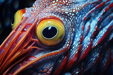 Tropical Underwater Beauty Revealed: Closeup of a Fascinating Marine Creature Found in Zanzibarの素材