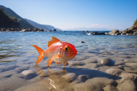 Captivating Beauty: Discovering a Delightful Fish in the Enchanting Waters of Osezaki, Izu Peninsulaの素材