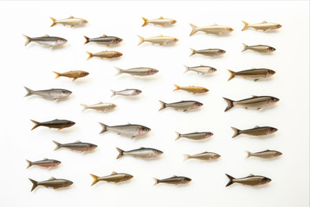 Underwater Illusions: Exquisite 3D Fish Models Adorn Restaurant Wallsの素材