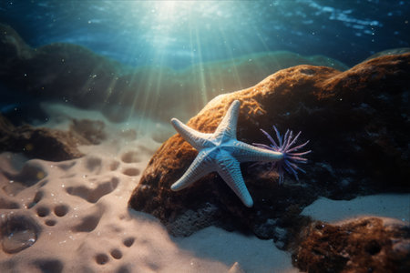 Unveiling the Enchanting StarFish in its Natural Habitat: Wildlife Photography Assisted by Generative AI --ar 3:2の素材