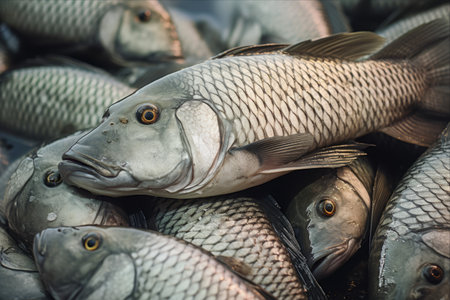 Cultivating the Harvest: Capturing and Exporting Large Fresh Tilapia to the Global Fish Marketの素材