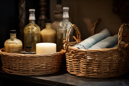 Organize Your Bathroom with Stylish Wicker Bins - AR 3:2の素材