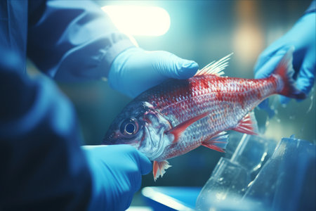 Revolutionary Animal Vaccination for Fish: Unveiling Special Operations in Veterinary Clinics amidst Groundbreaking Experiments -- AR 3:2の素材