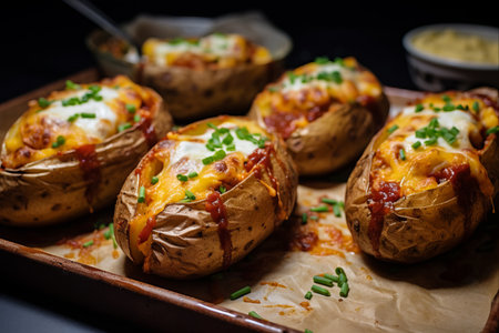 Deliciously Simple: Baked Potatoes for a Perfect Dinner!の素材
