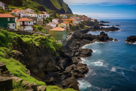 Exploring the Charming Fisherman's Village on Madeira Island, Portugal - A Visual Delight in 3:2 Aspect Ratio!の素材