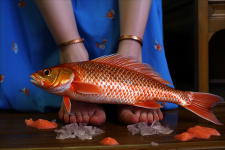 Unveiling the Therapeutic Wonders: Fish Massage for Feet Bliss --ar 3:2の素材