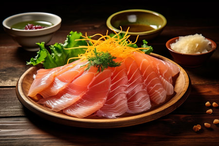 Savor the Authenticity: Exquisite Fresh Saba Sashimi, a Traditional Japanese Delight!の素材