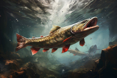 The Fascinating Ritual of Pike Spawning: Exploring the AR 3:2 Phenomenonの素材