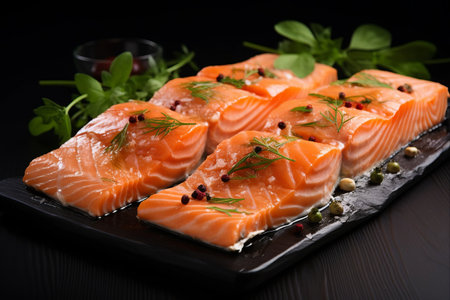 Mouthwatering Salmon: A Delightful Culinary Experience!の素材