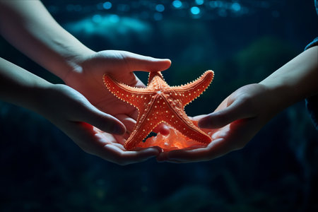 Regenerating Starfish: The Astonishing Phenomenon of Doubling Life - AR 3:2の素材