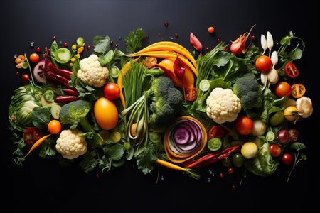 Gourmet Delights: Savory Special Vegetable Menu â AR 3:2の素材