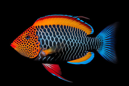 The Fascinating Red Tailed Triggerfish: A Popular Delight among Marine Aquarium Enthusiastsの素材