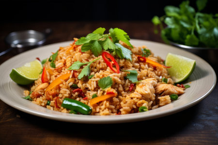 Fiery Thai-Inspired Tuna Fried Rice: A Quick & Easy One-Dish Delightの素材