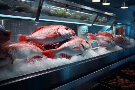 Ocean's Bounty: The Finest Fresh Fish from Our Fish Shopの素材