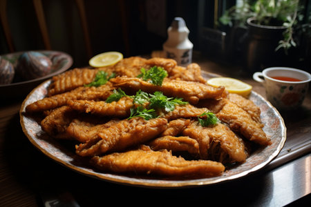 Crispy and Flavorful: Delicious Fried Fish Recipe -AR 3:2の素材