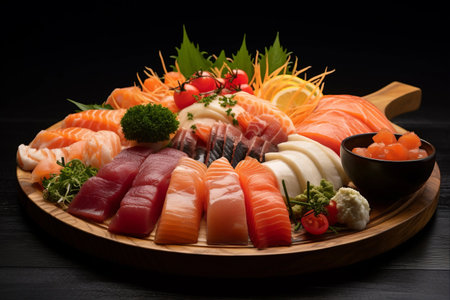The Exquisite Art of Korean Sashimi, Seafood, and Sushi: A Refined Culinary Journeyの素材