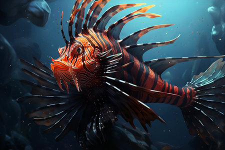 Exploring the Threat of Lionfish in Ar 3:2 Watersの素材