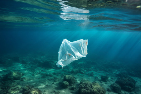 Troubling Encounters: Plastic Pollution in the Depths of the Red Sea - A Snapshot from Safaga, Egyptの素材