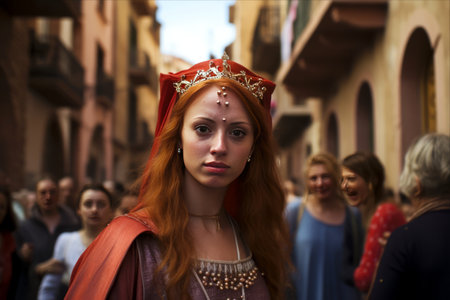 Celebrating CastellÃ³n de la Plana: Fiestas de la Magdalena - Honoring the City's Historic Transferの素材