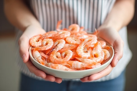 From the Sea to Your Kitchen: A Guide to Fresh Shrimp Prawns for Delicious Seafood Cookingの素材