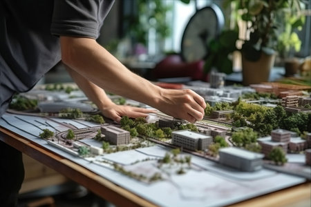 Mastering the Urban Tapestry: A Harmonious Fusion of Drawing Tools and Creative Visionの素材