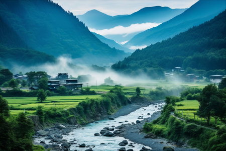 The Majestic Beauty of Utsukushigahara: Nagano's Iconic Road Viewの素材