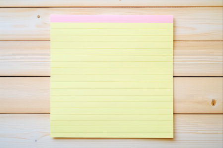 Vibrant Pastel Paper Pad: Horizontal Line Stripes on White Pine Woodの素材