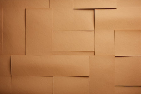 Beneath the Rustic Charm: Exploring the 3:2 AR of Brown Paper Box Texture Backgroundの素材