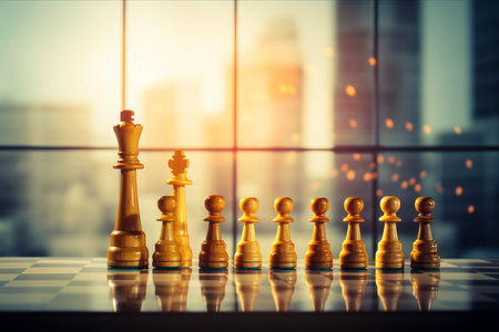 Unleashing Business Success through Chess: An Analysis of Strategic Growth and Financial Triumphsの素材