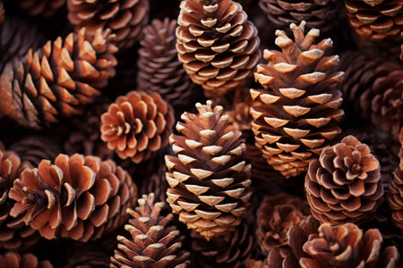 Picturesque Pine Cones: A Close-up Look at Twizel's Natural Beautyの素材