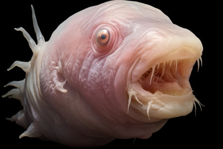 Capturing the Enigmatic Blobfish: Delving into the Deep Sea's Most Hideous Wonderの素材
