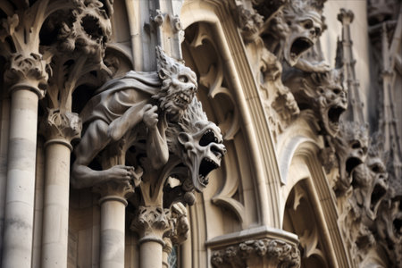 Gothic Marvels: Exploring the Enchanting Sculptures of St. Stephen's Cathedral in Viennaの素材