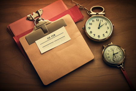 Efficient Time Management: Mastering Prioritization with Tag-labeled Document Folder for Effective Task Handling (AR 3:2)の素材