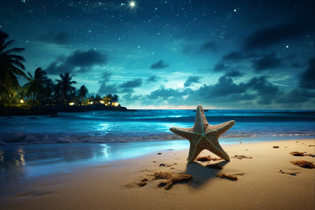 Stargazing by the Shore: The Perfect Beach Vacationの素材